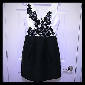 Black and White Vera Wang mini dress